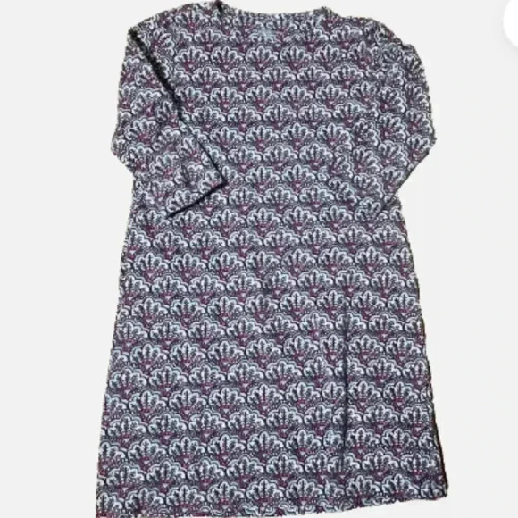 Vineyard Vines Other - Vineyard Vines Scallop Shells Knit Cotton 3/4 Sleeves Girls Dress - Large (14)